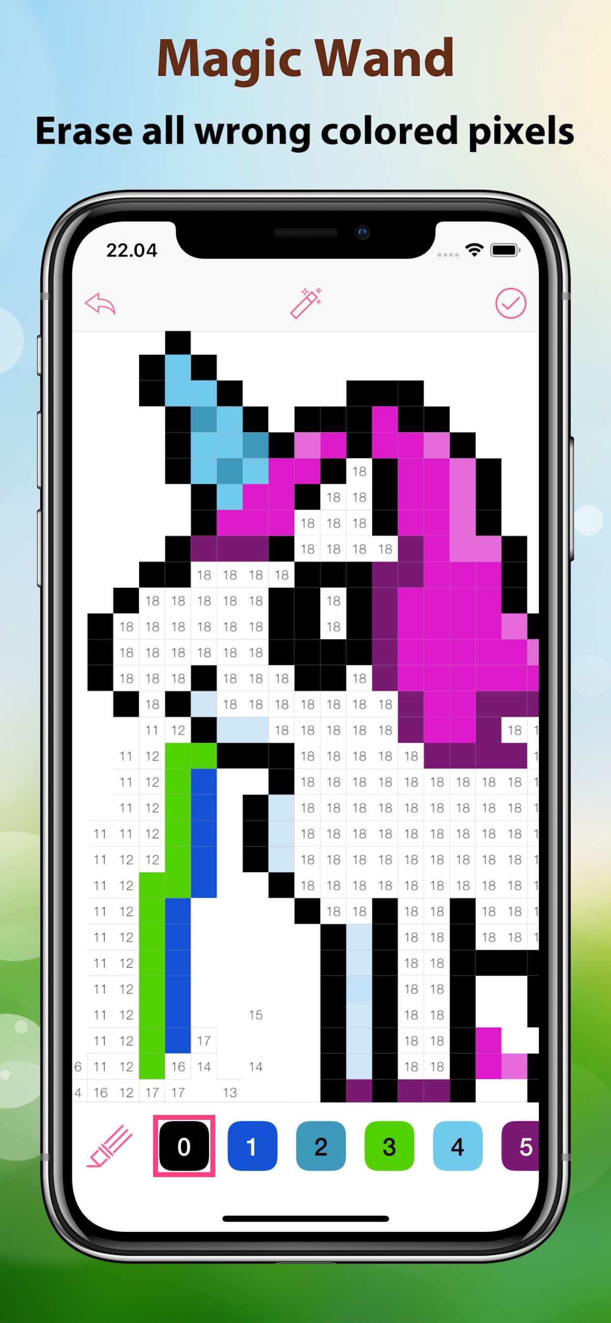Pixel4u: Unicorn Coloring Game
