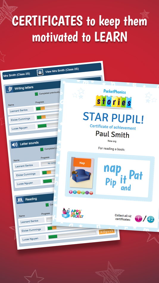 #5. PocketPhonics (basic edition) (iOS) 由: Apps in My Pocket Ltd