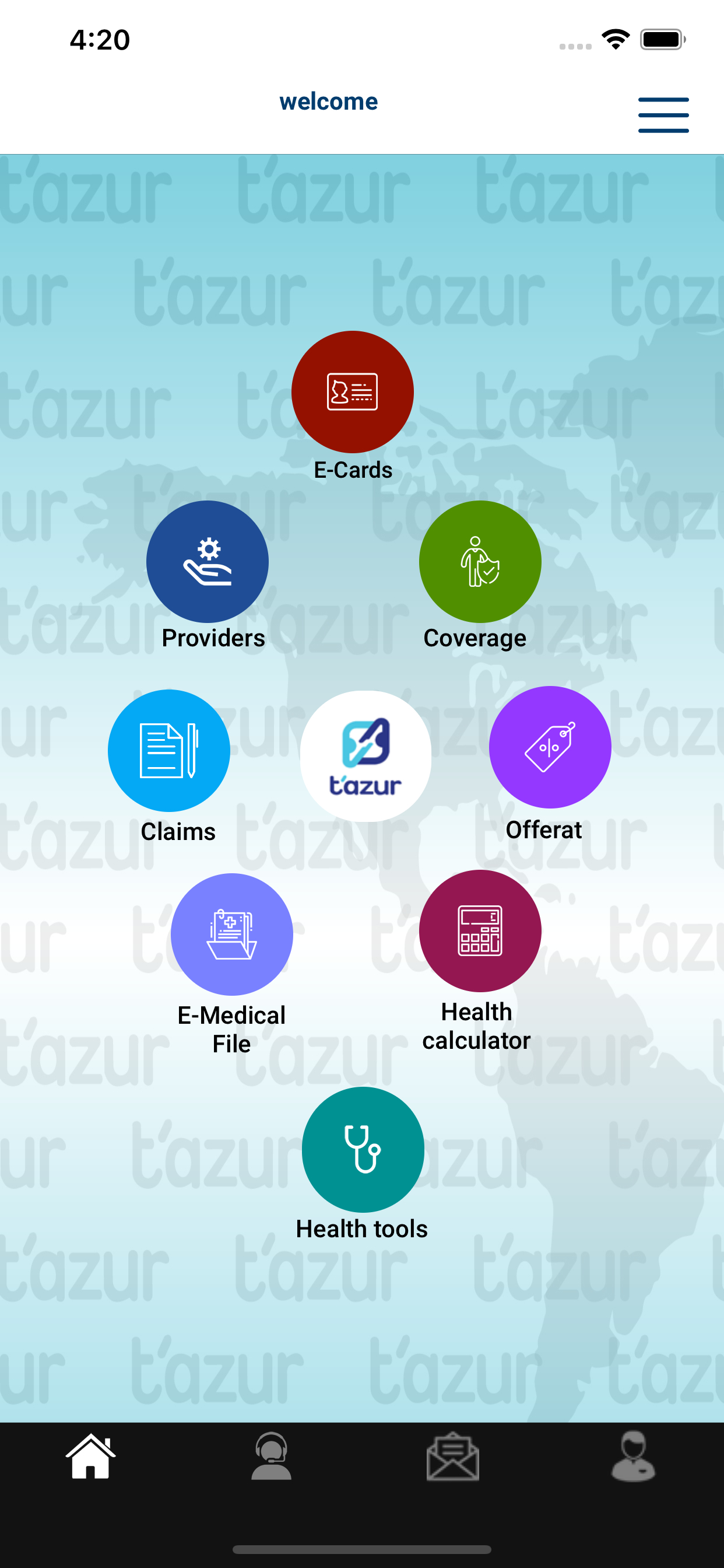 t'azur medical insurance app