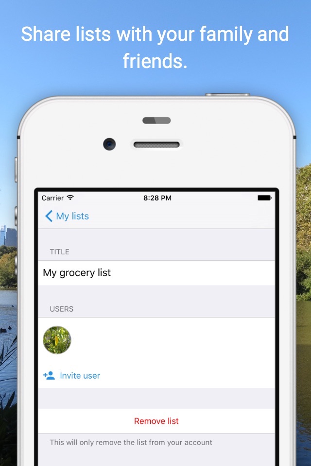 Listy - share lists screenshot 2