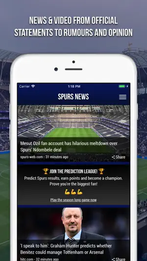 Spurs News App screenshot 1