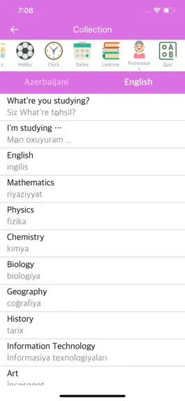 Game screenshot Azerbaijani-English Dictionary apk