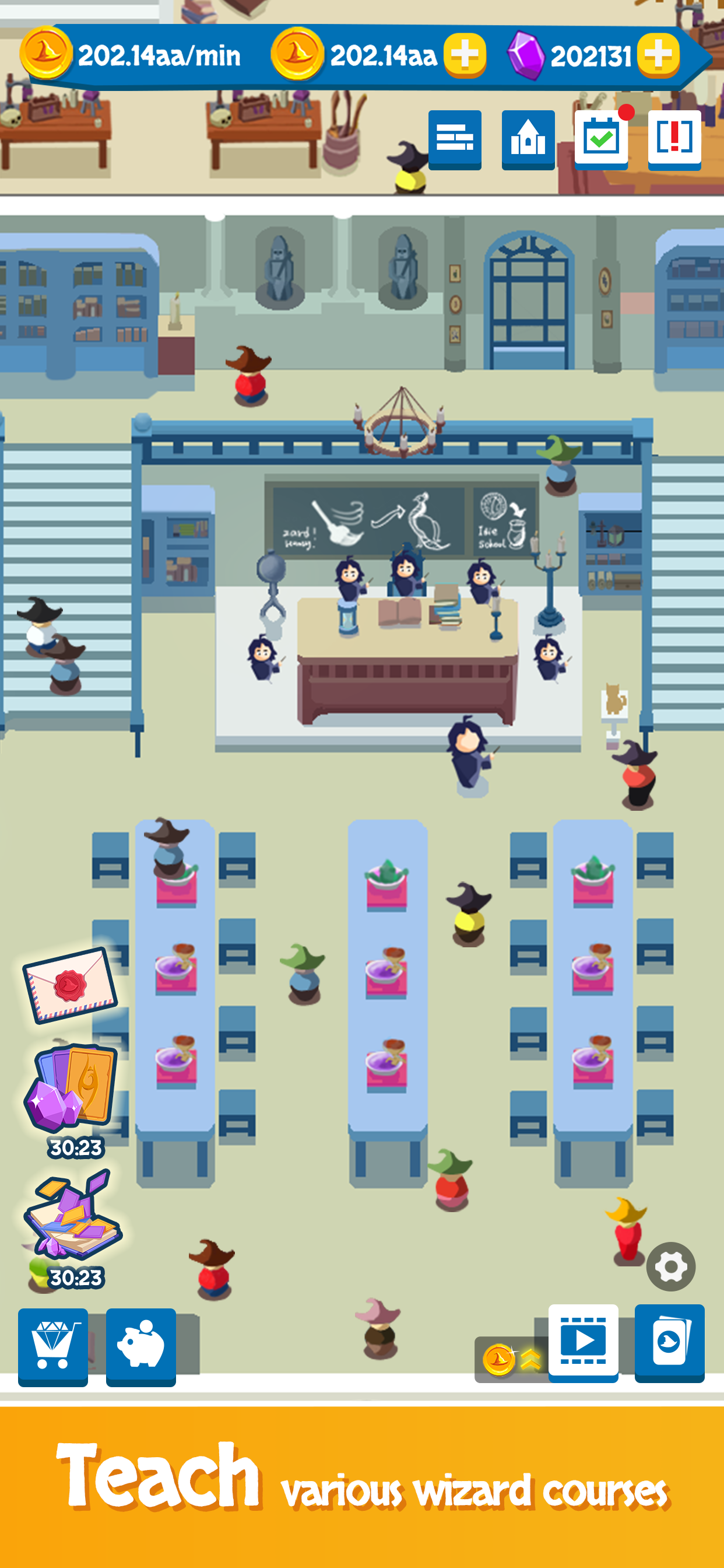 Idle Wizard School - Idle Game