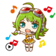 Animated Cute Gumi Sticker