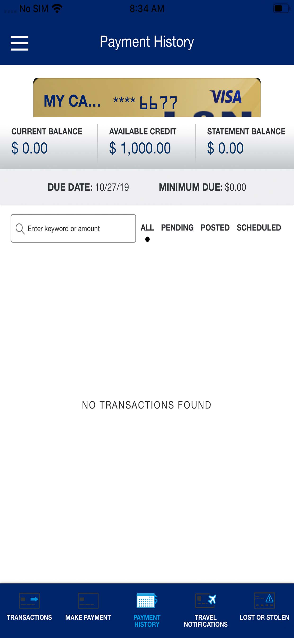 L&N Credit Card screenshot 4