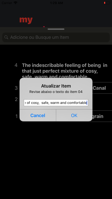 Screenshot #3 pour minhas coisas incríveis