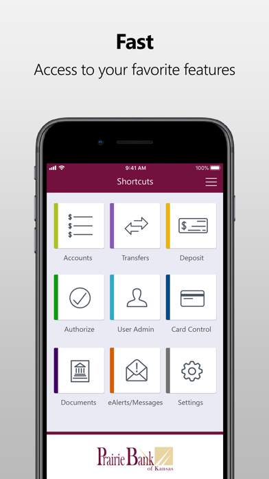 Prairie Bank Mobile Banking Screenshot