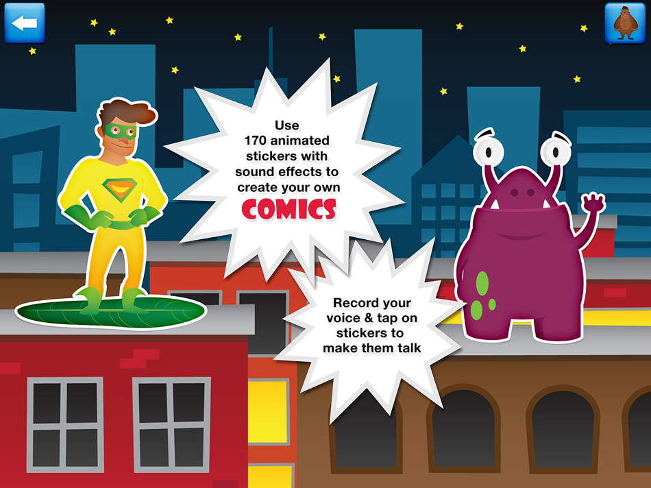#3. Superhero Comic Book Maker HD (iOS) Podle: Duck Duck Moose LLC