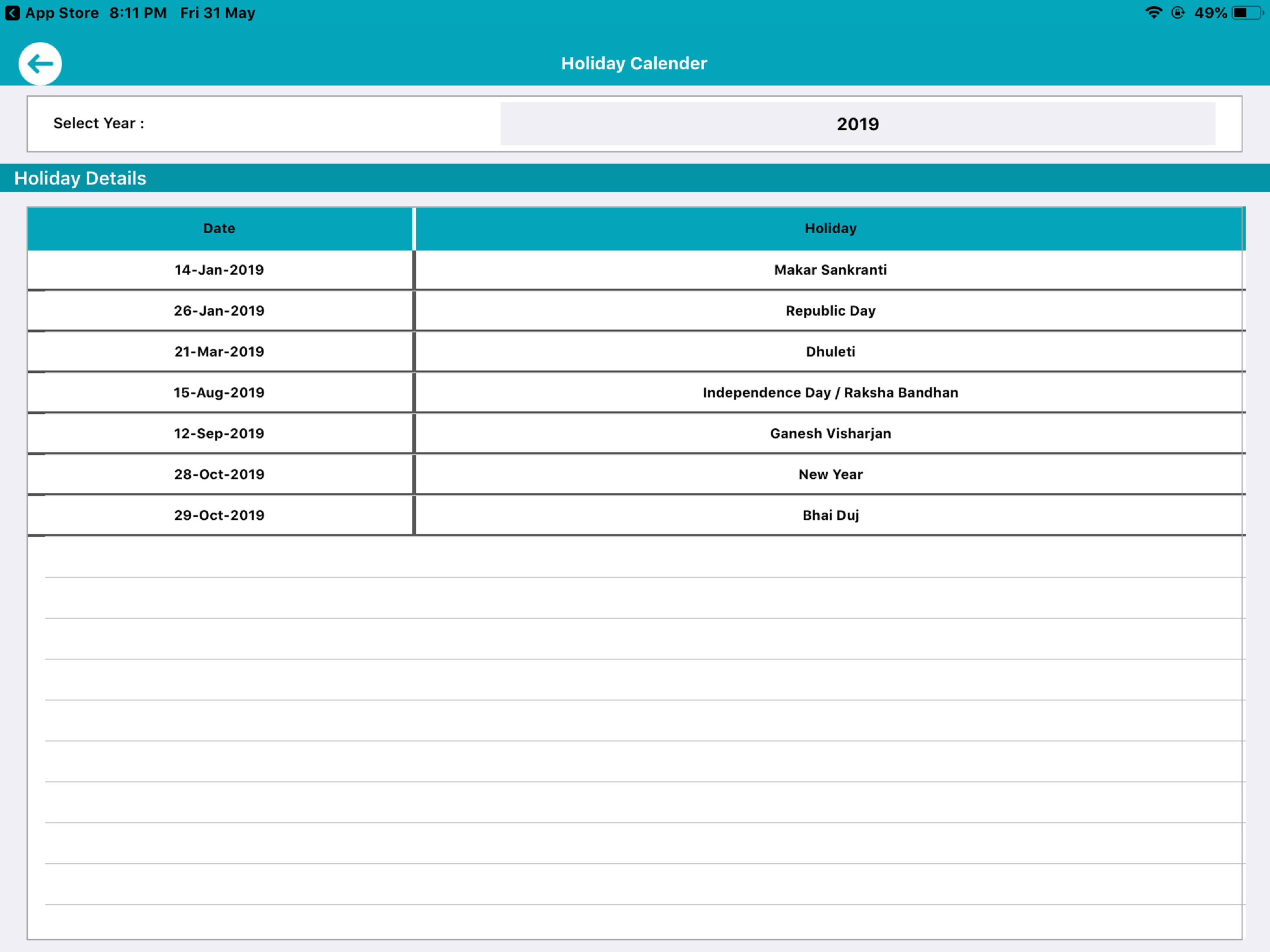 Paywell ESS screenshot 4