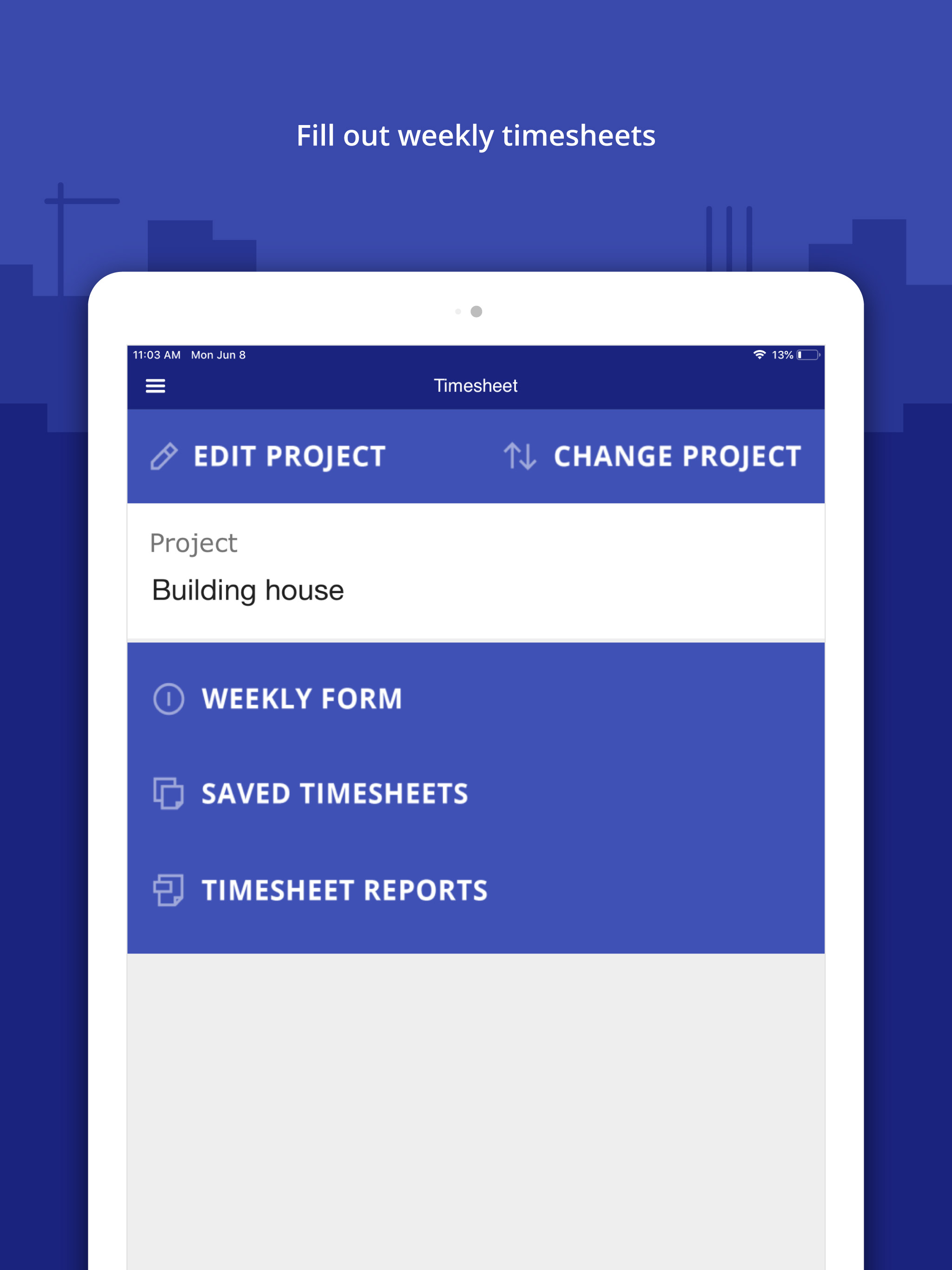 Timesheet Manager App
