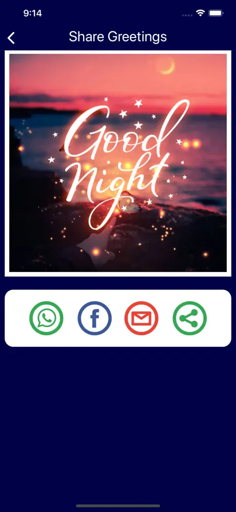 Good Night SMS