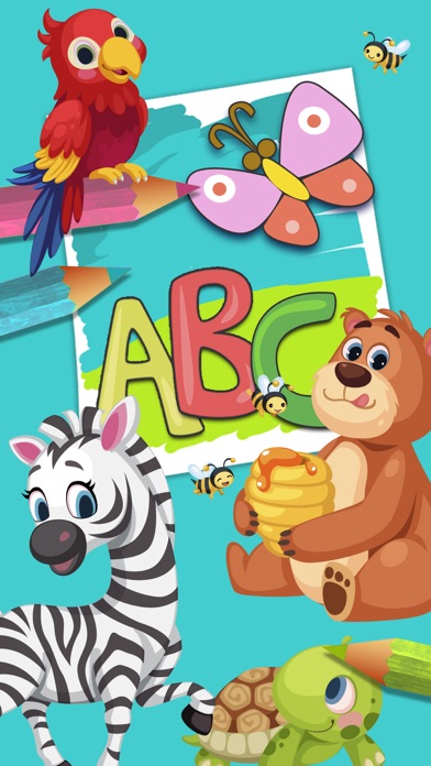 How to cancel & delete ABC Coloring Pages Games from iphone & ipad 1