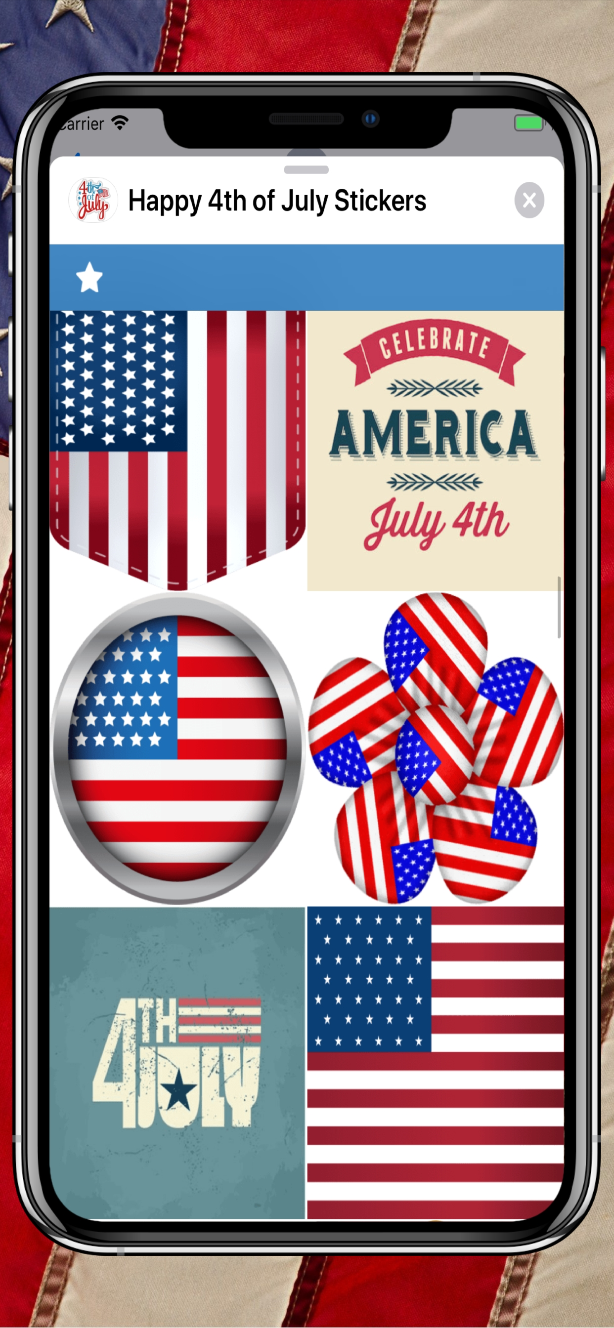 Happy 4th of July Stickers ! screenshot 4