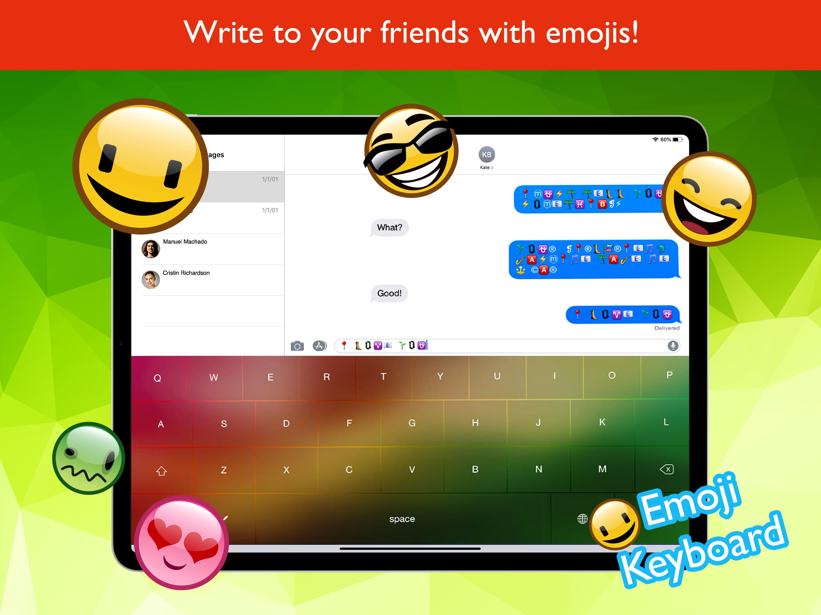 Write with emojis