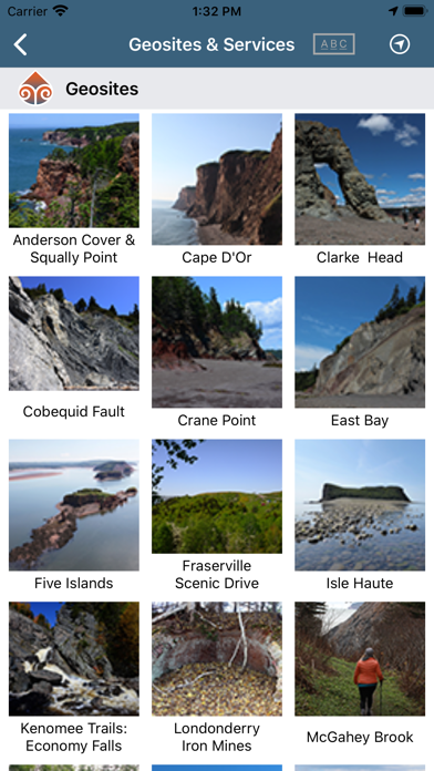 Cliffs of Fundy Geopark iPhone screenshot 7 - Education app