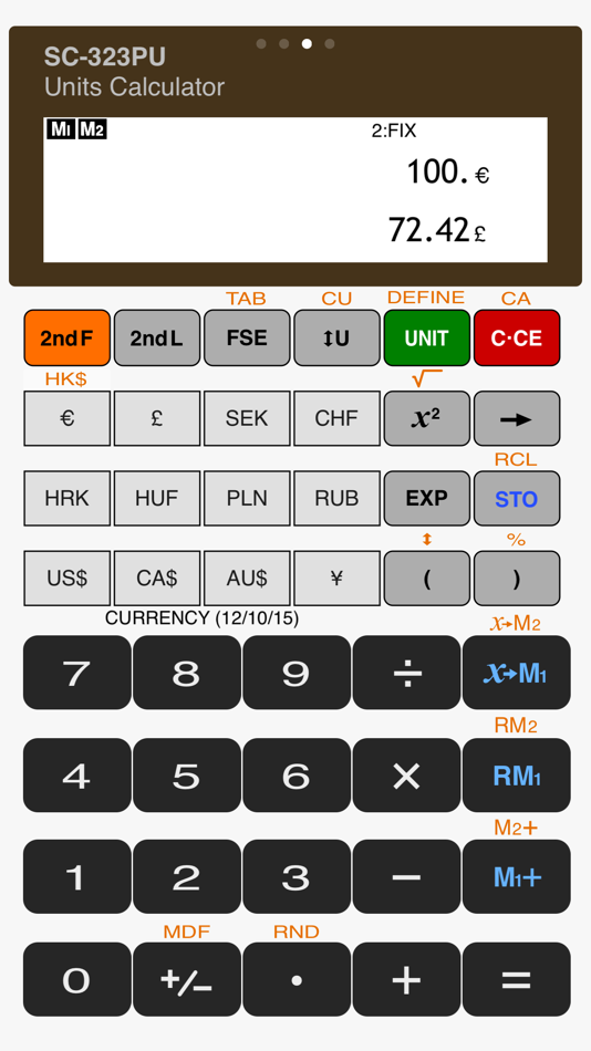 #6. Calculator SC-323PU (macOS) 由: Thomas Öllinger
