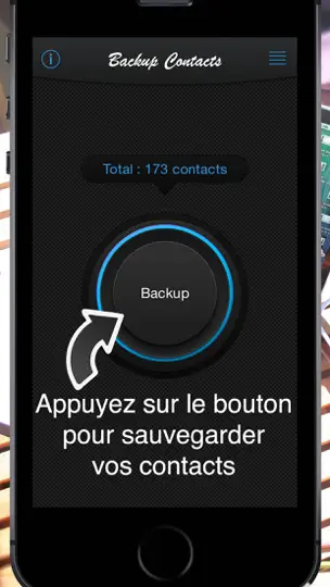 Capture d'écran de Sauvegarde Des Contacts ! sur iPhone 3