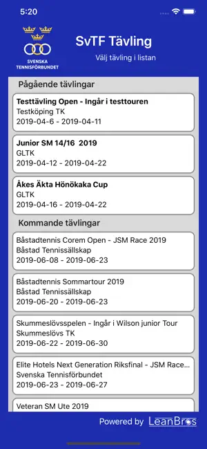 SvTF Turnering iPhone screenshot 1