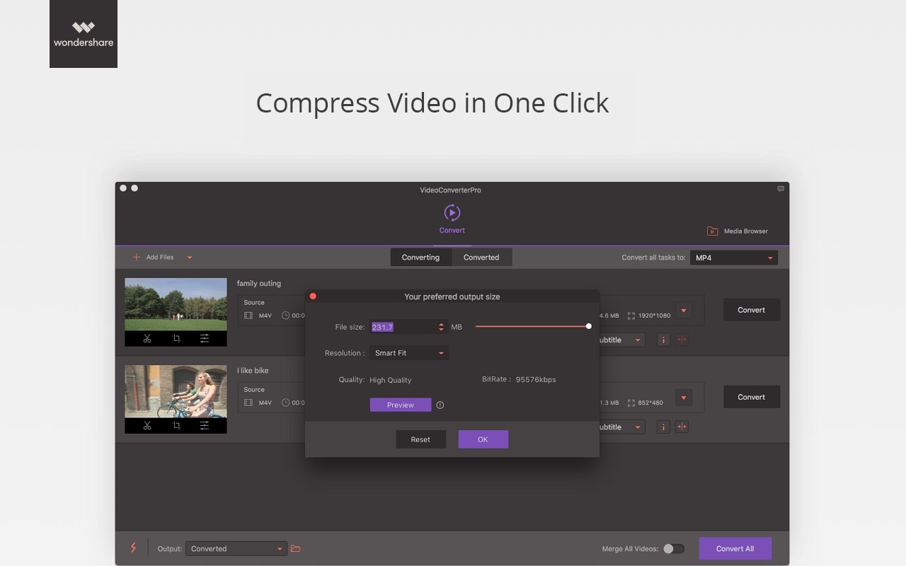 Screenshot do app VideoConverterPro