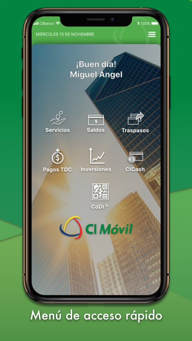 CIMóvil Screenshot