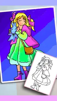 bejoy coloring princess fairy iphone screenshot 3