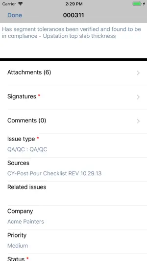 BIM 360 Field for iPhones screenshot 2