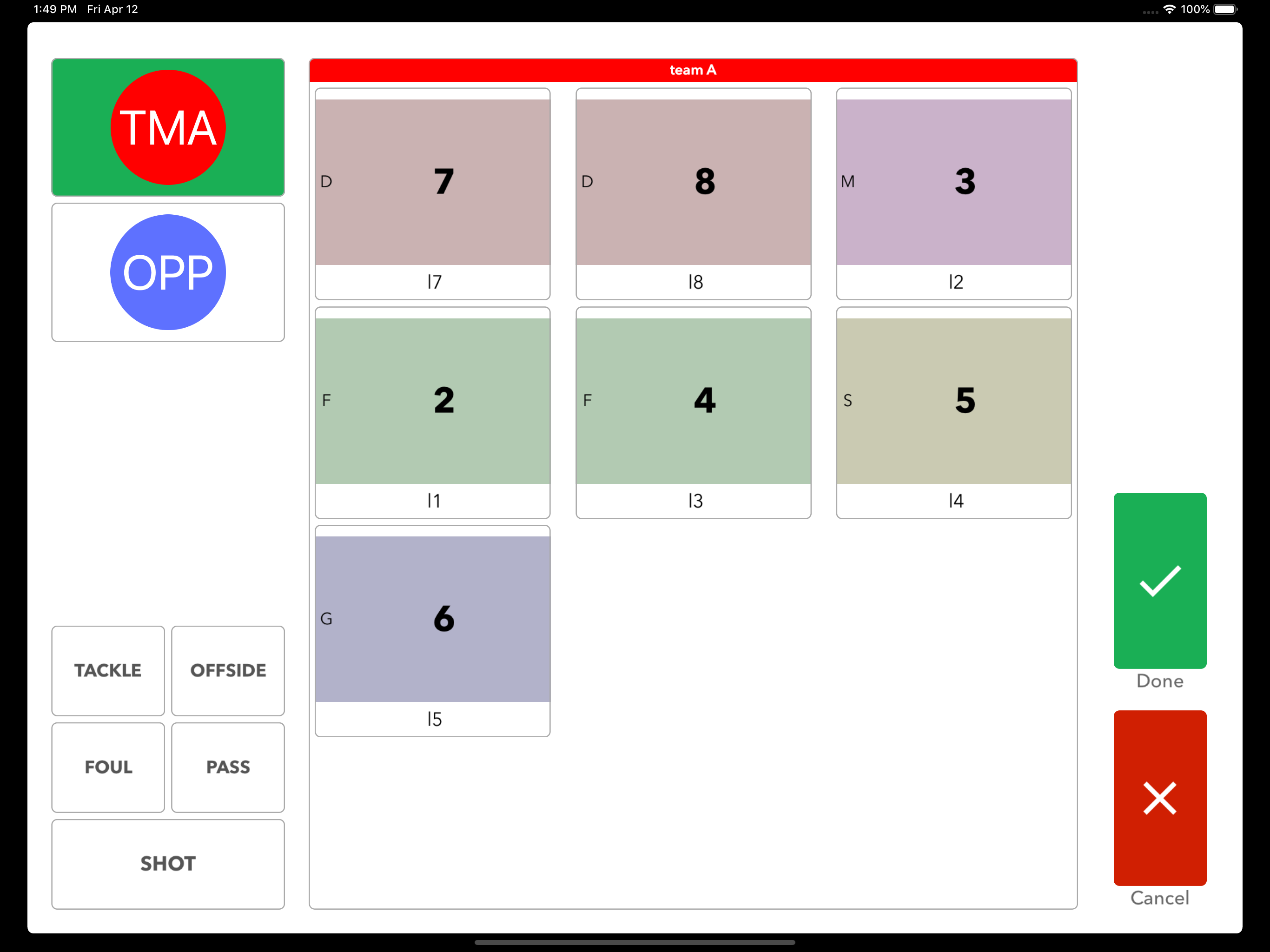 iTrackSoccer - Soccer Stats screenshot 10
