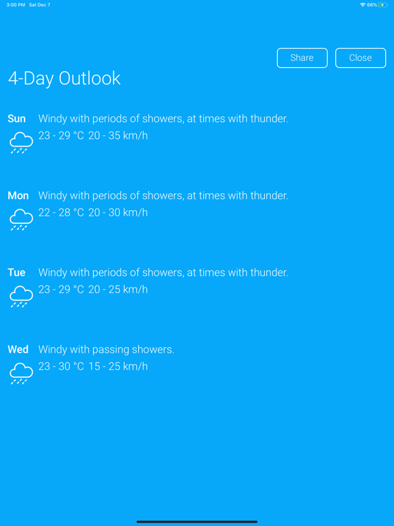 Screenshot #6 pour MyWeather@SG
