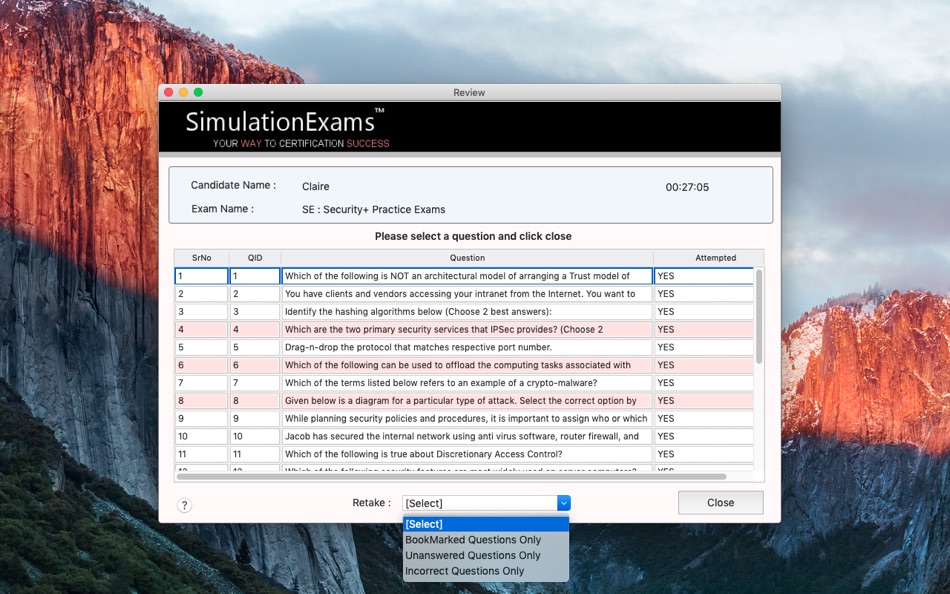 #7. SE : Security+ Practice Exams (macOS) 由: Anand Software and Training Pvt Lyd