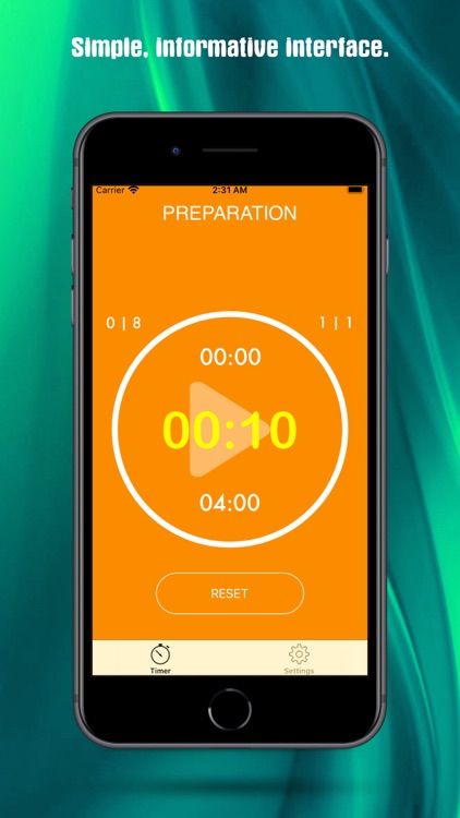 Tabata Timer with music