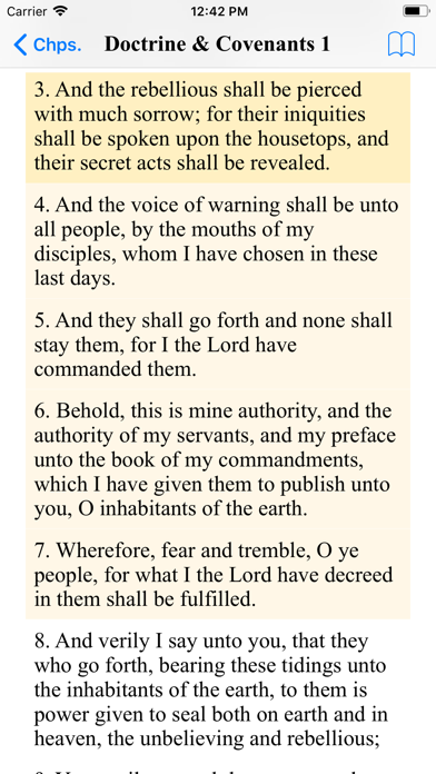 Doctrine and Covenants Reader screenshot 3