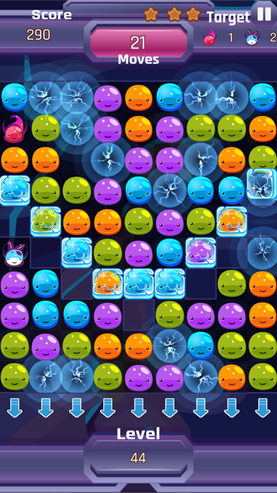 Screenshot #3 pour Cute Monsters Jelly Rush