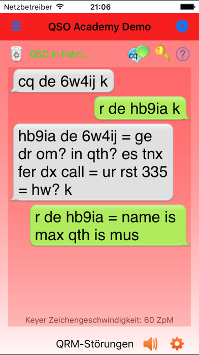 iMorsix - HB9CWA Screenshot