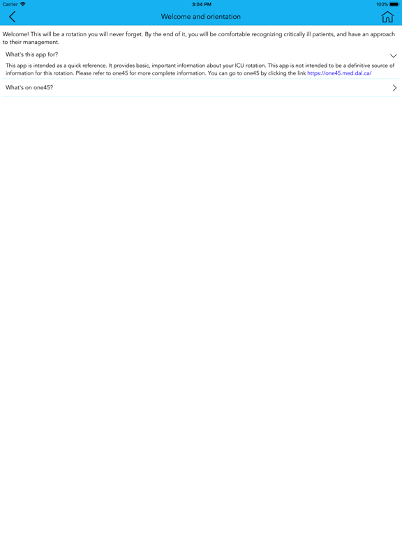 Screenshot #6 pour Halifax ICU Rotation Info