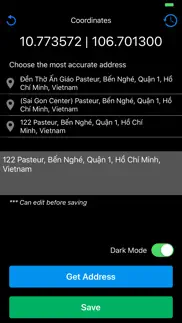 location picker - gps location iphone screenshot 4