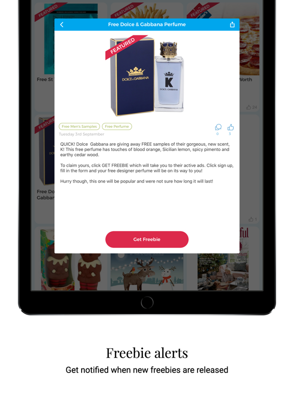 Latest Free Stuff iPad screenshot 5