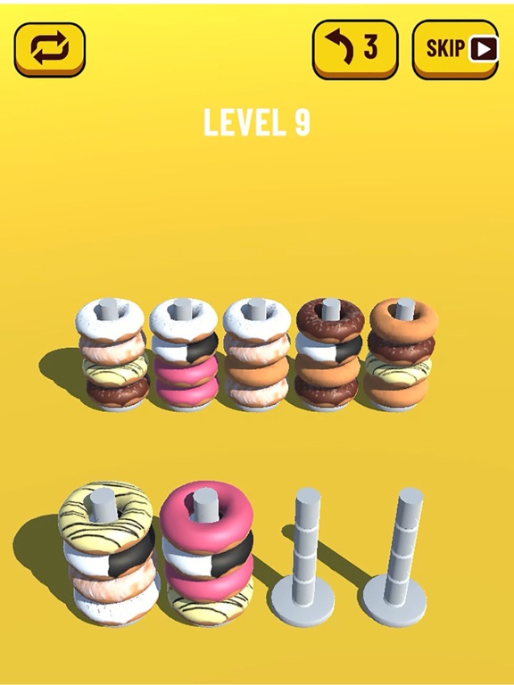 Donut Stack Puzzleのおすすめ画像3