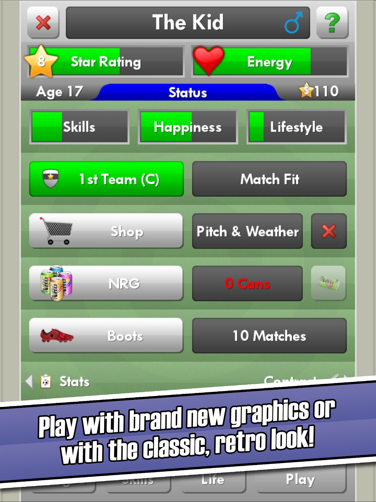 New Star Soccer ipad screenshot 3