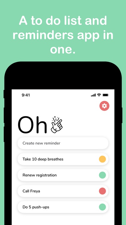 Oh Snap - Affirmation Reminder