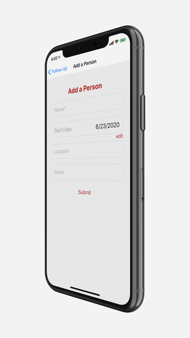 Follow Up: Keep In Touch Screenshot 2 - AppWisp.com Follow Up: Keep In Touch Screenshot 2 - AppWisp.com
