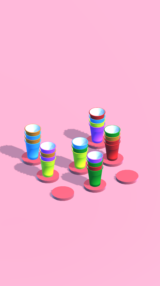 #3. Cups Sort (iOS) By: MENA AAZEDINE