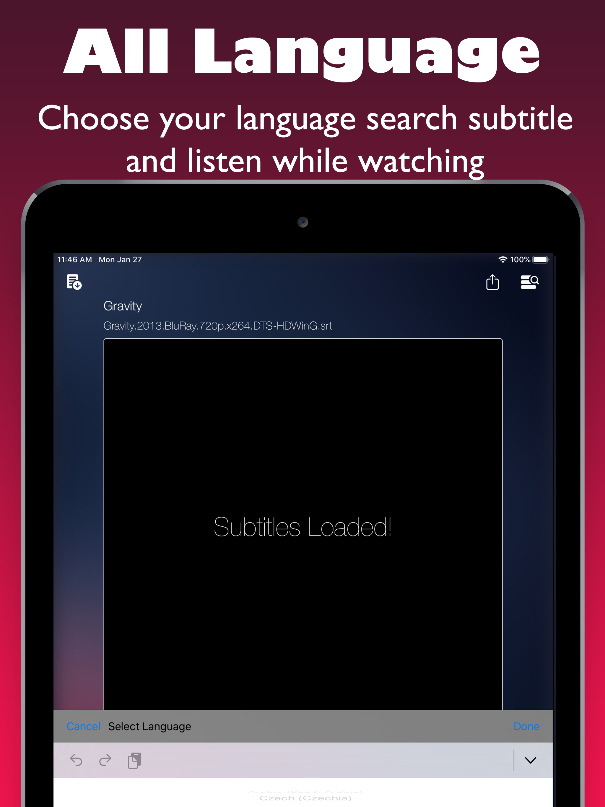 Subtitle Reader Text to Speech