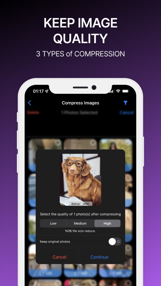 #2. Compressor: Compress Photos (iOS) بواسطة: LIMBIC APPS YAZILIM LIMITED SIRKETI