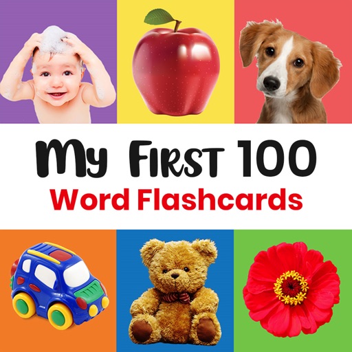 My First 100 Word Flashcards iOS App