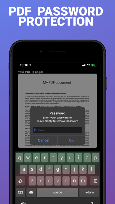 Screenshot #1 pour PDF Secure