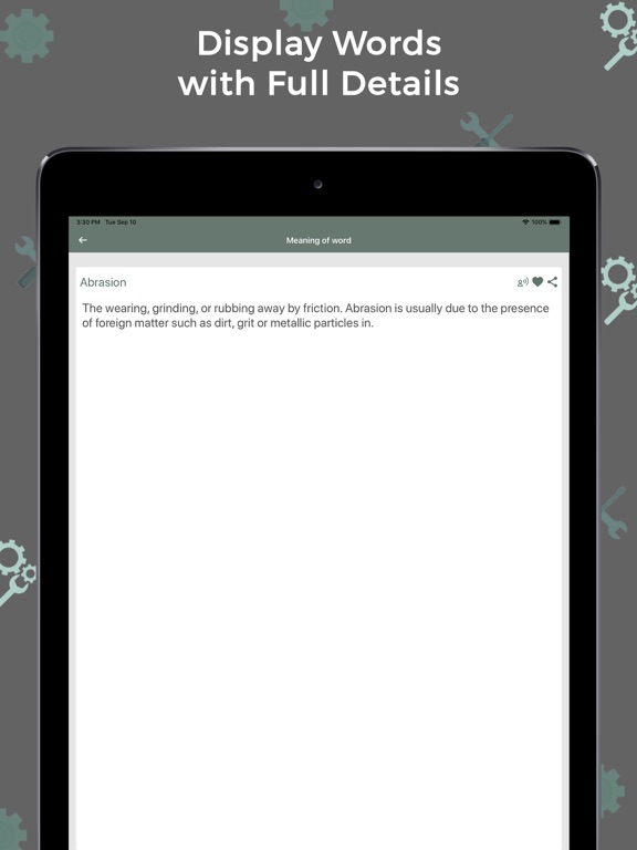 Screenshot #6 pour Mechanical Dictionary -Offline