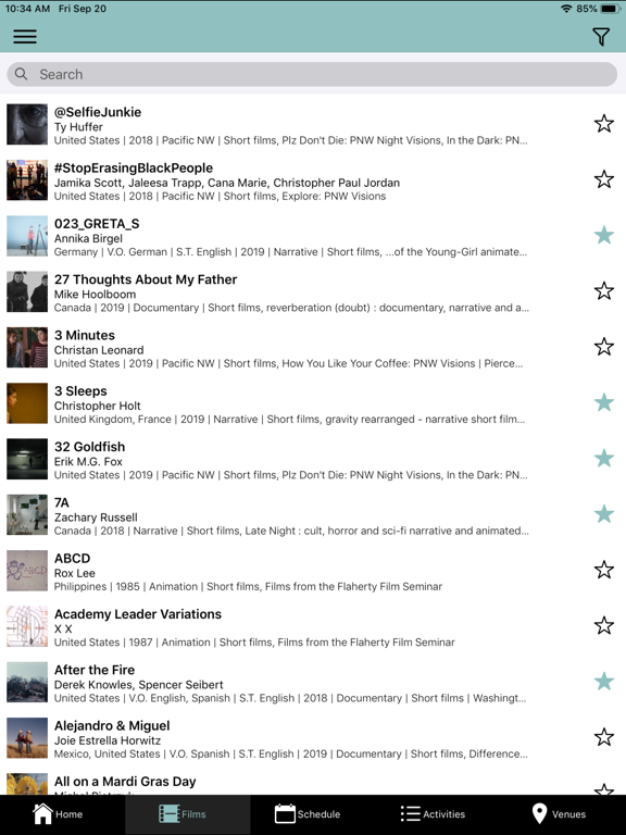 Screenshot #6 pour Tacoma Film Festival