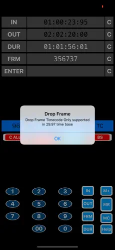 Captura de Pantalla 4 RZ Timecode Calculator iphone