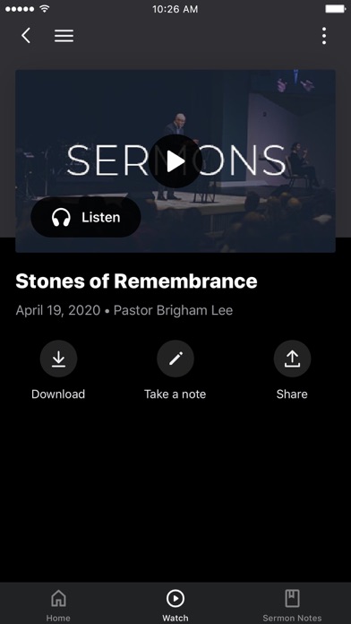 Calvary Christian Church Screenshot