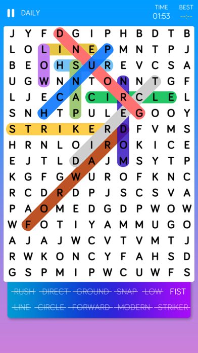 Word Search :Find Hidden Words Screenshot